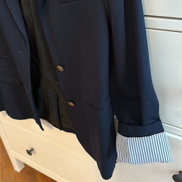 Navy Blue Jcrew Blazer - Picture 4 of 5